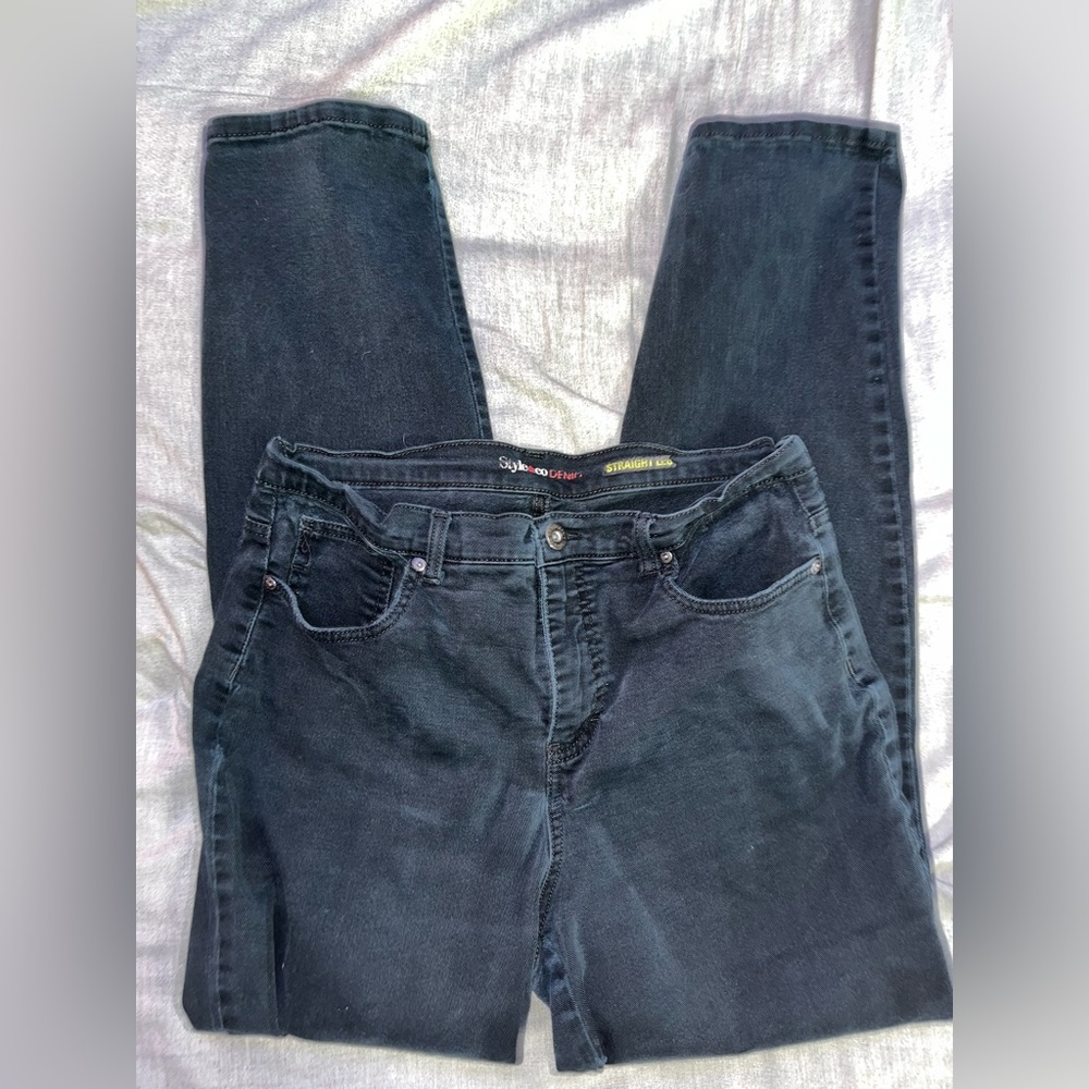 Stright let jeans